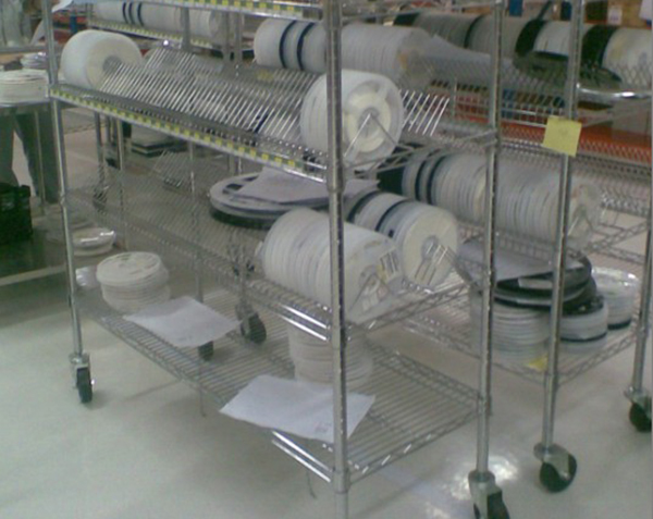 防靜電料盤手推車 防靜電料盤手推車